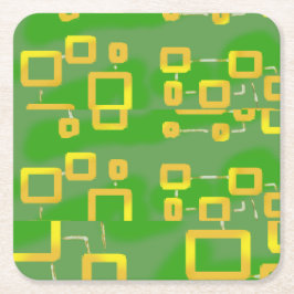 Onderzetter voor Abstract geometrisch papier