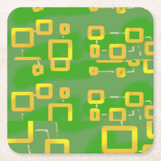 Onderzetter voor Abstract geometrisch papier