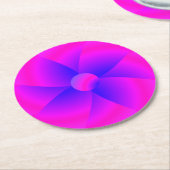 Onderzetter voor Bright roze en blauw papier (Gebogen)