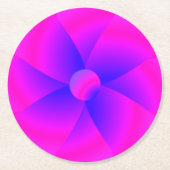 Onderzetter voor Bright roze en blauw papier (Voorkant)