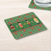 Onderzetter voor kerstbont (Schuin)