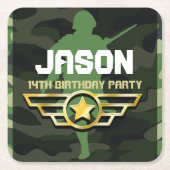 Onderzetter voor militair stijlpapier (Voorkant)