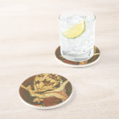 Onderzetter voor paradepaards paradepaarster (Zijkant)