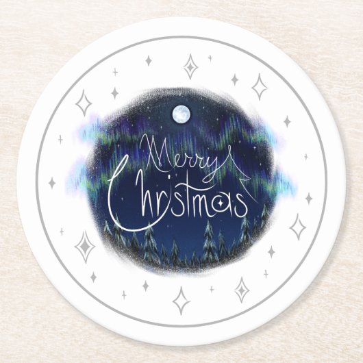 onderzetter voor "pretkerst" - papier (Voorkant)