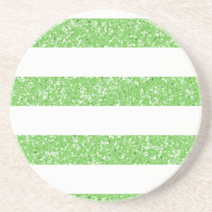 Onderzetter voor spinkelvormig glitter-look Stripe