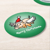 Onderzetter voor vliegend kerstpapier (Gebogen)