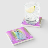 onderzetter voor zeemeerminnend marmer (Zijkant)