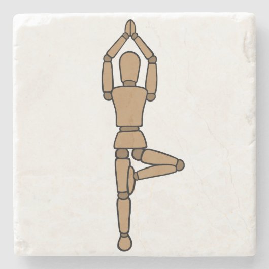 Onderzetter vriksasana (Voorkant)