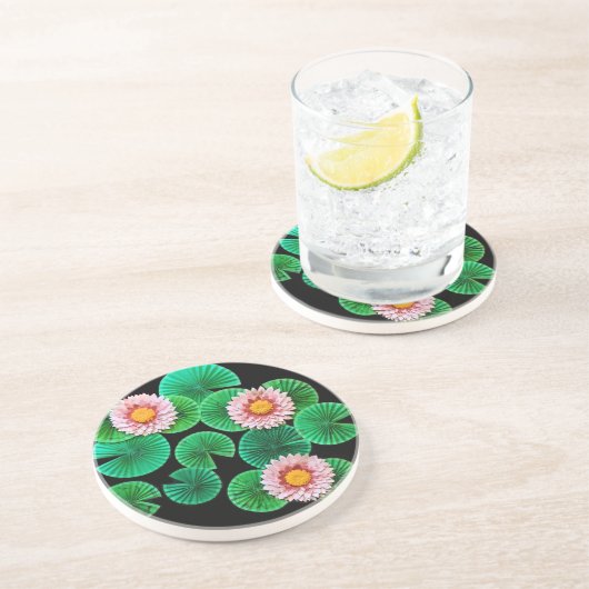 Onderzetter waterlelies (Zijkant)