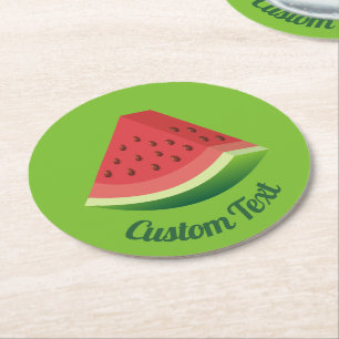 Onderzetter watermeloenen slice-papier