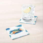 Onderzetter - Waterverf Serie: Koi Fish (Insitu)