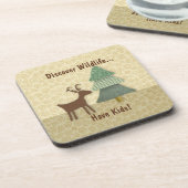 Onderzetter Wildlife Cork ontdekken (Linkerzijde)