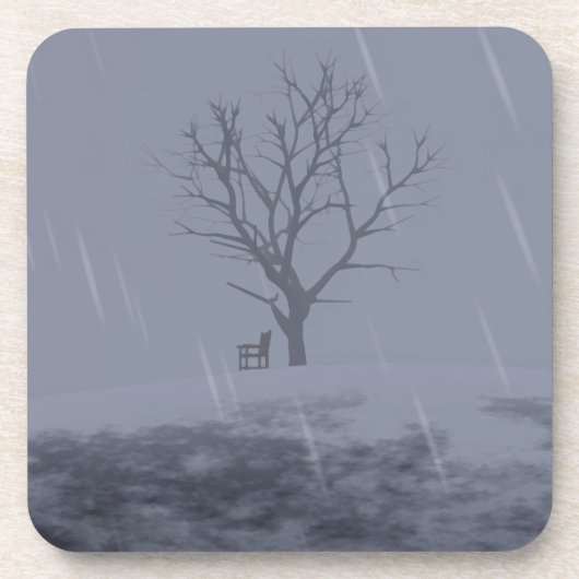 Onderzetter winterkurk (Voorkant)