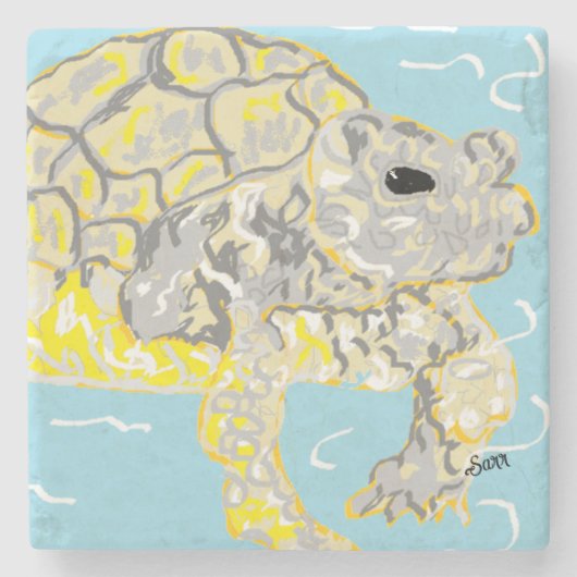 Onderzetter Zee Schildpad (Voorkant)