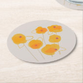 Onderzetter Zinnia bouquet-design (Gebogen)