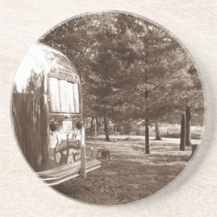 Onderzetters  aluminium camper Boondocking Lake