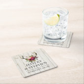 Onderzetters Antlers Rustiek hert huwelijksfeest (Insitu)