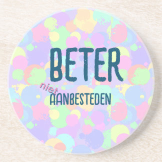 Onderzetters Beter niet aanbesteden