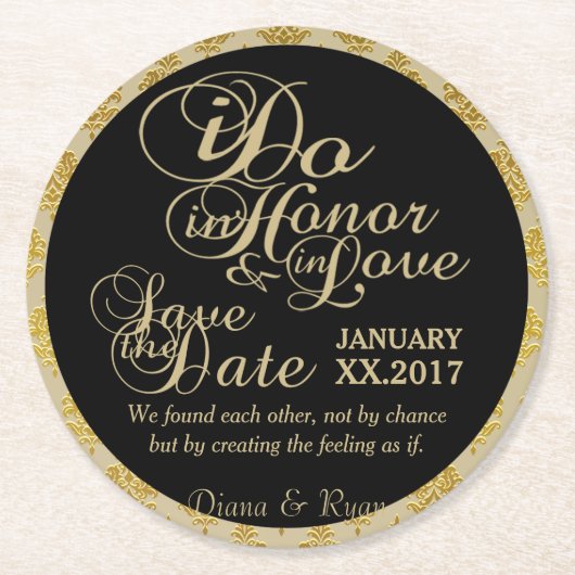 Onderzetters Datum opslaan (Voorkant)