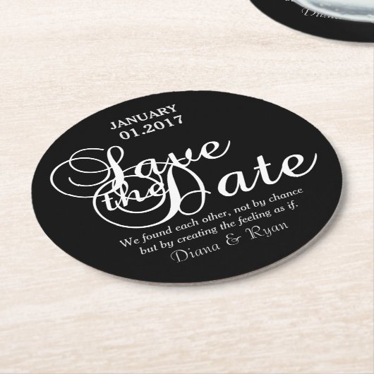 Onderzetters Datum opslaan (Gebogen)