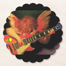 Onderzetters. Elektrische cherub verkreukeld Kartonnen Onderzetters