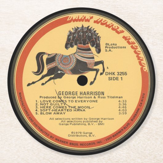 Onderzetters - George Harrison (Voorkant)