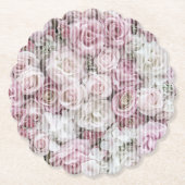 Onderzetters - Kartonnen - Victoriaans Rozen Colla (Voorkant)