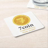 onderzetters met 7 munten (Schuin)