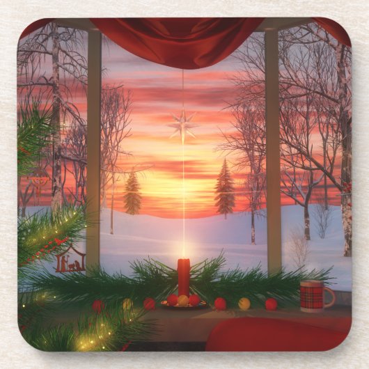 Onderzetters met de kerstkerkbakkersovernachting b (Voorkant)