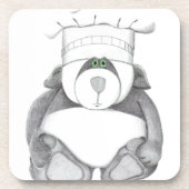 Onderzetters met het Afbeelding van het Beer Panda (Voorkant)