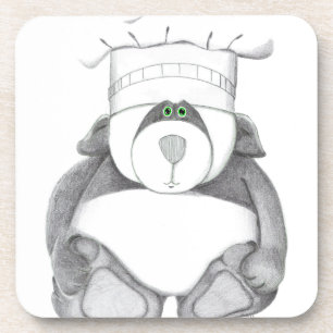 Onderzetters met het Afbeelding van het Beer Panda