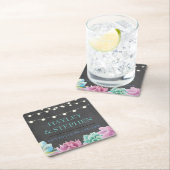 Onderzetters Pastels Succulents Rustic Wedding Par (Insitu)