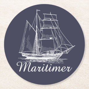 Onderzetters pulp board Maritimer Nova Scotia drin