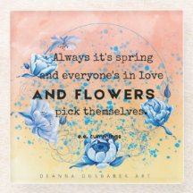 Onderzetters van bloemen