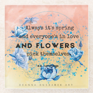 Onderzetters van bloemen