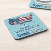 Onderzetters van de Amerikaanse Roots Map Cork (Linkerzijde)