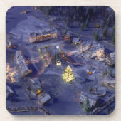 Onderzetters van de kerstkurk van het gebergte (Voorkant)