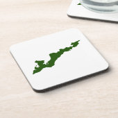 Onderzetters van de Logo van de visserseilanden - (Linkerzijde)