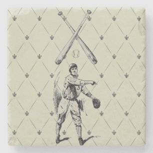 Onderzetters van de Steen van de Baseball Player