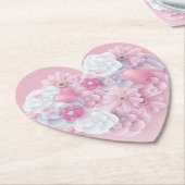 Onderzetters van hartvormig papier (Gekanteld)