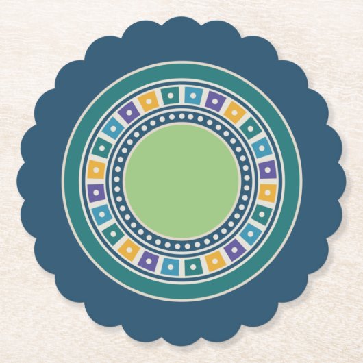 onderzetters van het  meetpatroon (Voorkant)