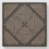 Onderzetters van Indische Kolam (Voorkant)