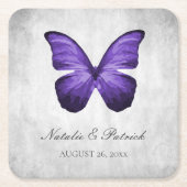 Onderzetters van Paarse vlinderdpapieren (Voorkant)