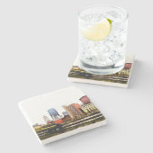 Onderzetters van Pittsburgh Tile (Zijkant)