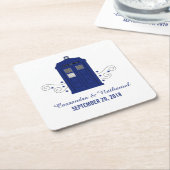 Onderzetters van politiebox Weddenschap v3 (Schuin)