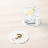 Onderzetters van suikerbrood Candy Cane (Insitu)