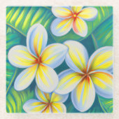 Onderzetters van tropisch glas (Voorkant)