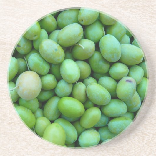 Onderzetters van verse olijven (Voorkant)