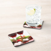 Onderzetters van wijn en harten (Rechterzijde)