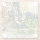 Onderzetters van wijnglas (Achterkant)